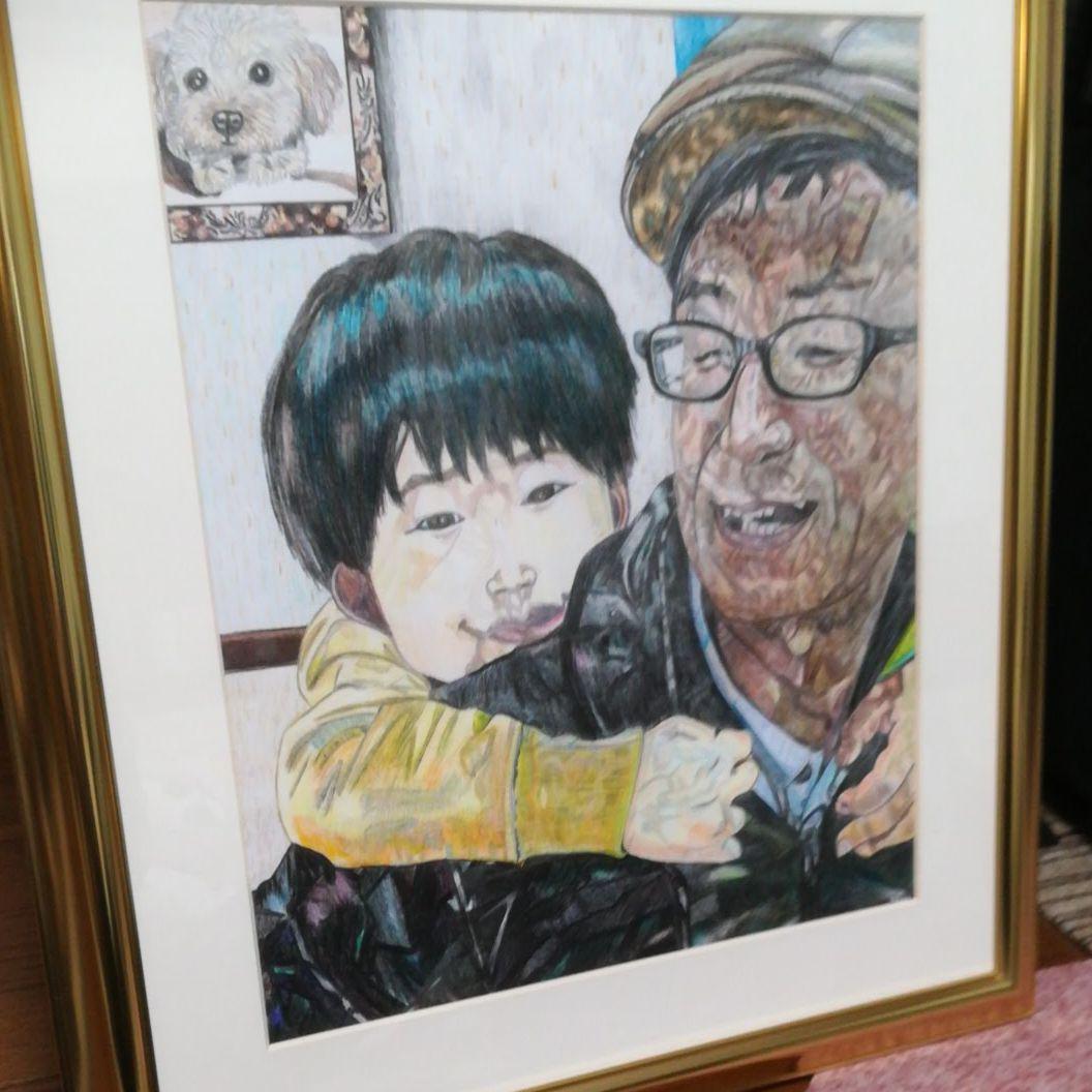 色鉛筆画