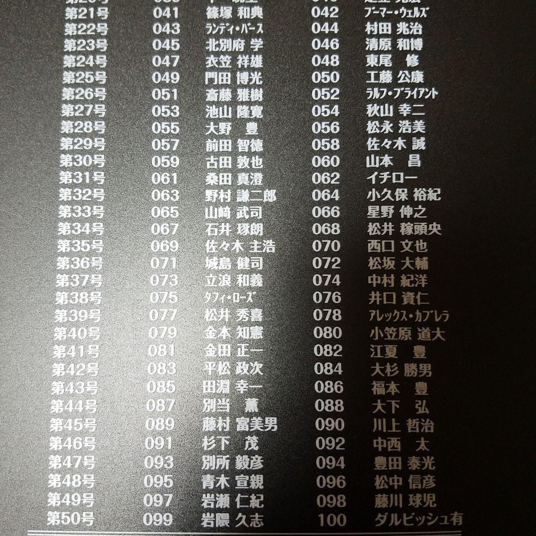 超貴重品 100枚 BBM ザ・レジェンドプレイヤーズカード