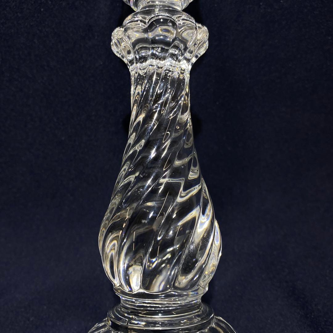 Baccarat バカラ バンブートゥース キャンドルスタンド オールドバカラ