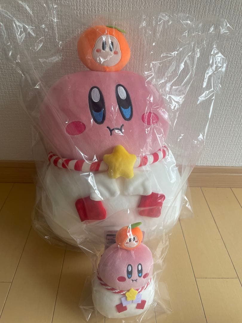 星のカービィ おもちもちもち ほおばり ぬいぐるみ　マスコット未開封 郵便局2個