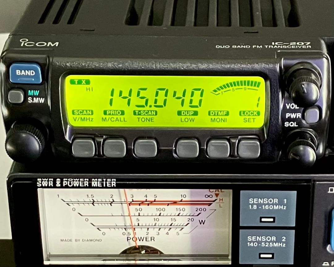 ICOM IC207 20w アマチュア無線機 アマチュア無線