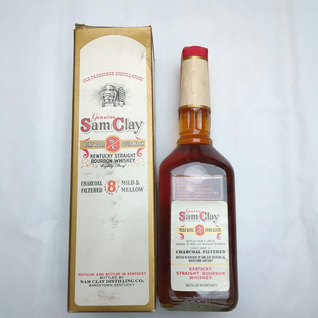 古酒 未開栓 Sam Clay サムクレイ 8年 バーボンウイスキー