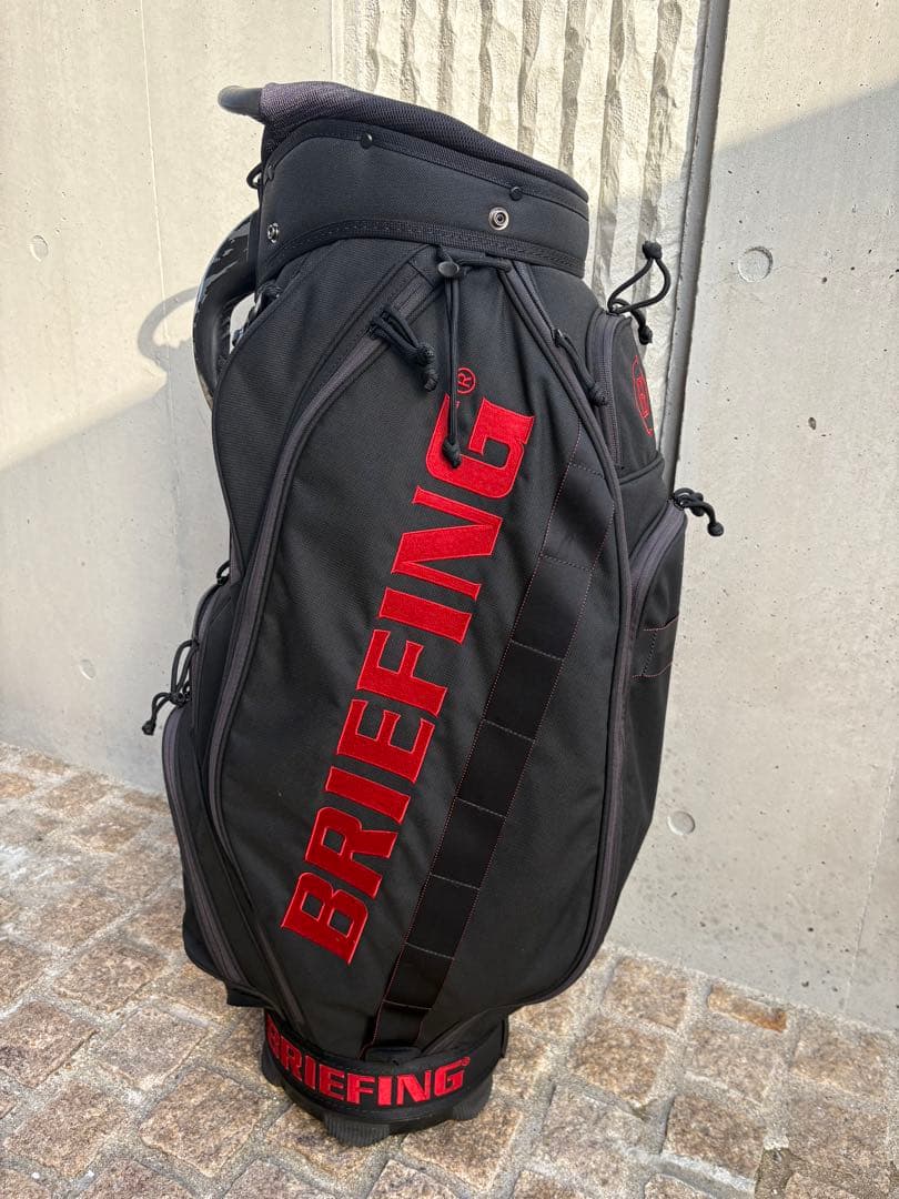 atp【BRIEFING】キャディバッグ　セット　ほぼ未使用