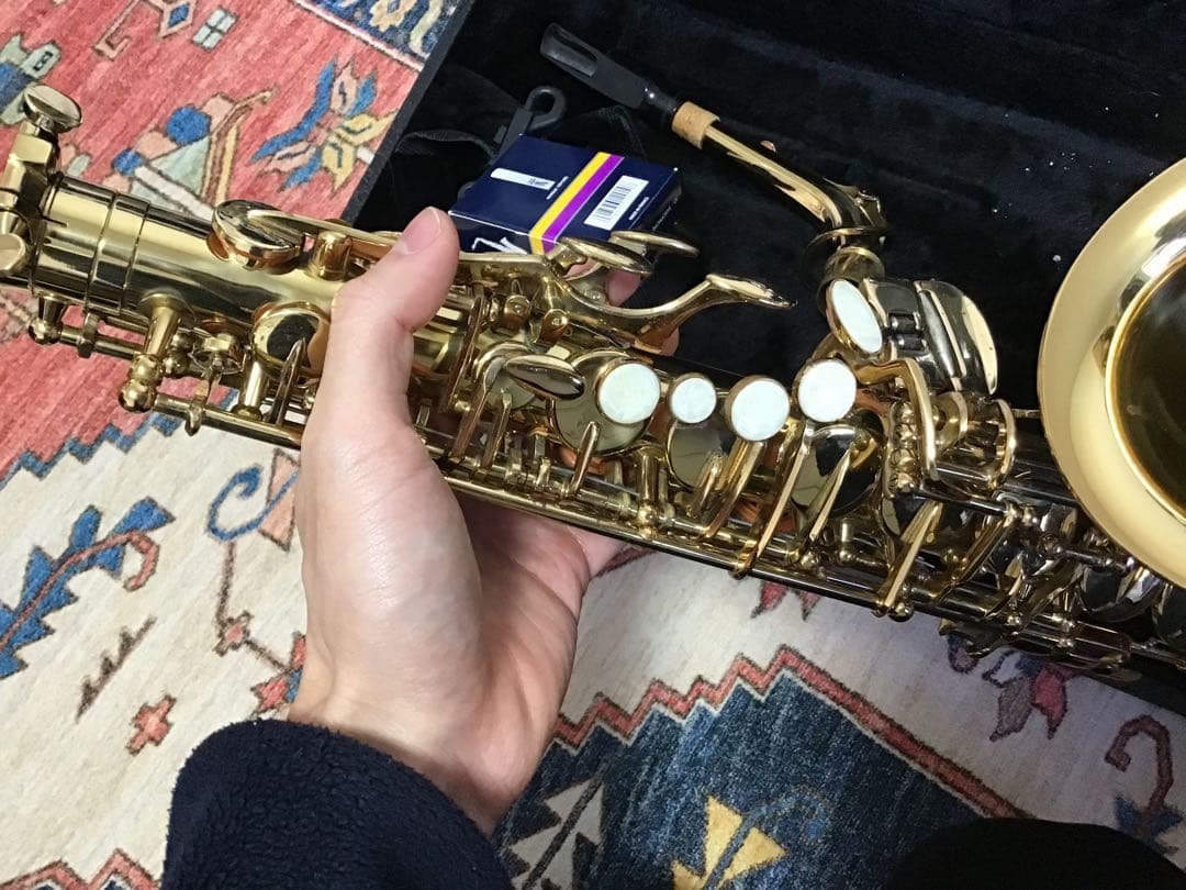 定価3万 maxtone アルトサックス ゴールド ハードケース付き