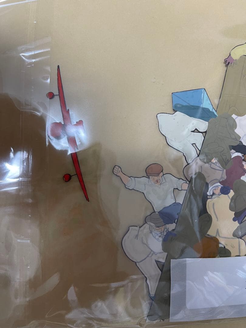 直筆　紅の豚　セル画　スタジオジブリ　原画
