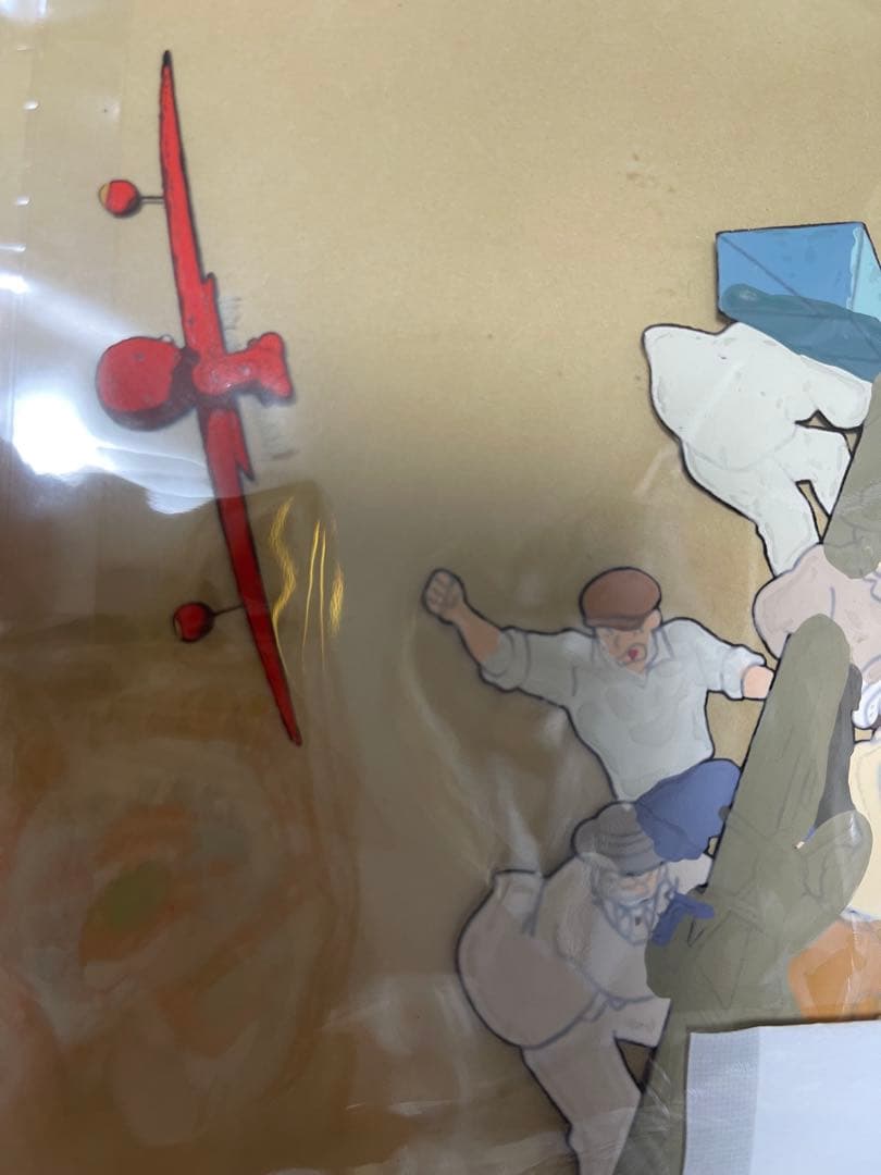 直筆　紅の豚　セル画　スタジオジブリ　原画