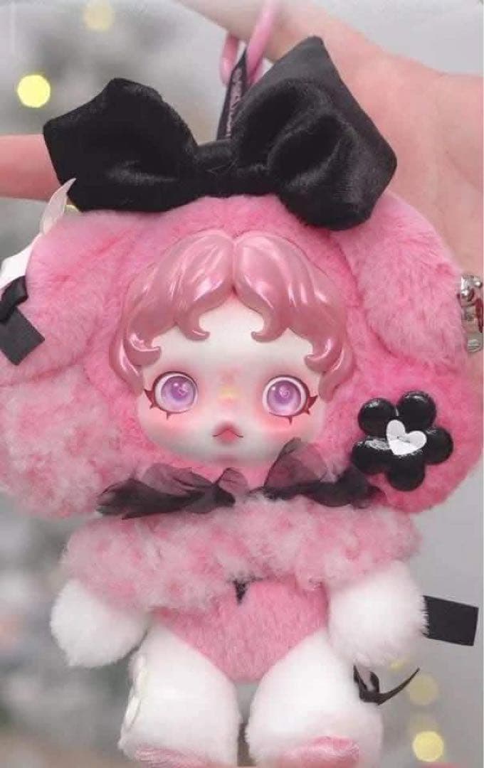 SKULLPANDA × MY MELODY Plush ぬいぐるみペンダント