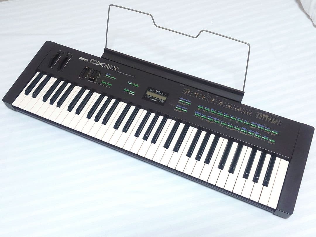 YAMAHA DX27 FM音源 61鍵 ヤマハ シンセ 80年代 出音難あり