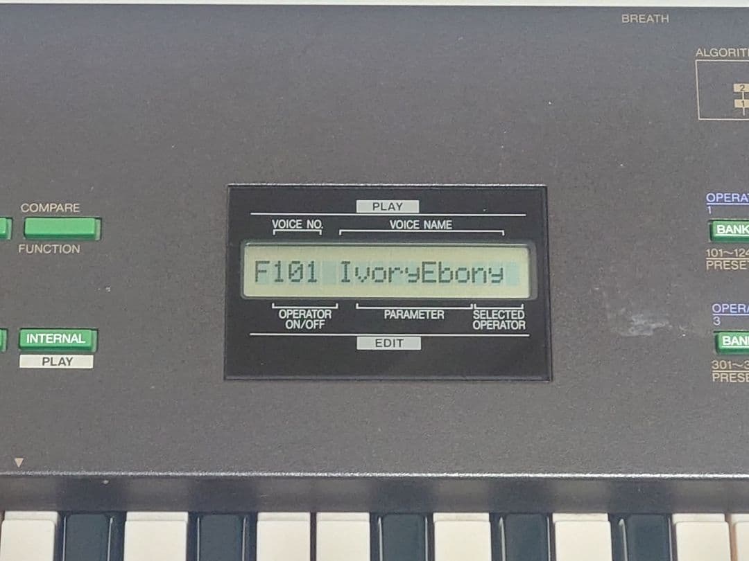YAMAHA DX27 FM音源 61鍵 ヤマハ シンセ 80年代 出音難あり