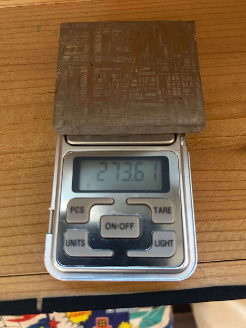 天然ムオニオナルスタ鉄隕石 - ビッグスライスカット 273.55g