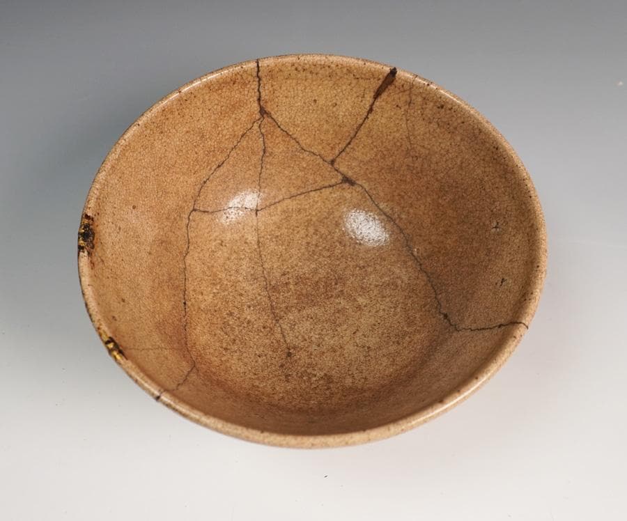 時代 古萩茶碗 用心箱 茶道具