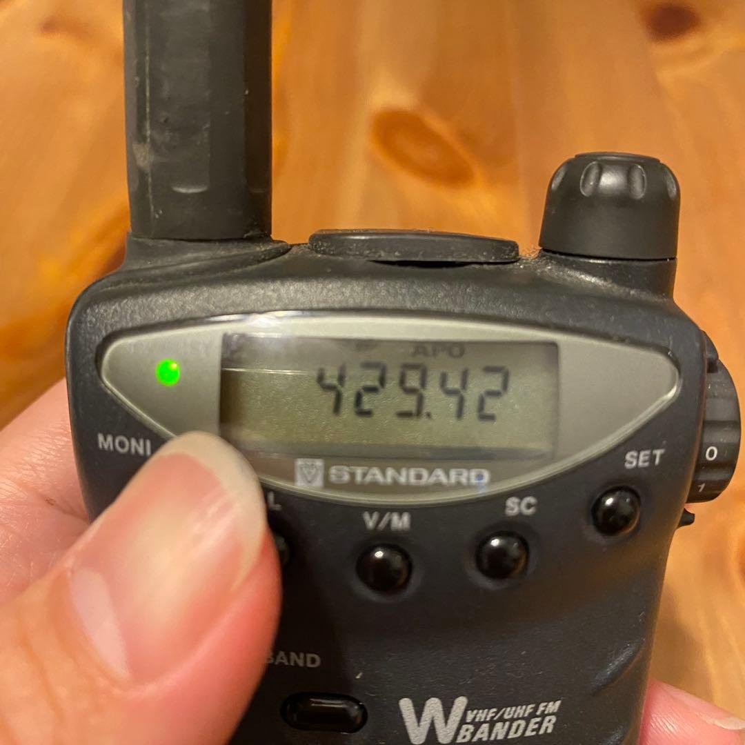 STANDARD W BANDER C501 FM ハンディトランシーバー