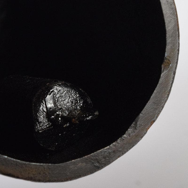 南部鉄器　御釜師　鈴木盛久作　南部砂鐵鈴　重さ約371g　共箱　C　R8227