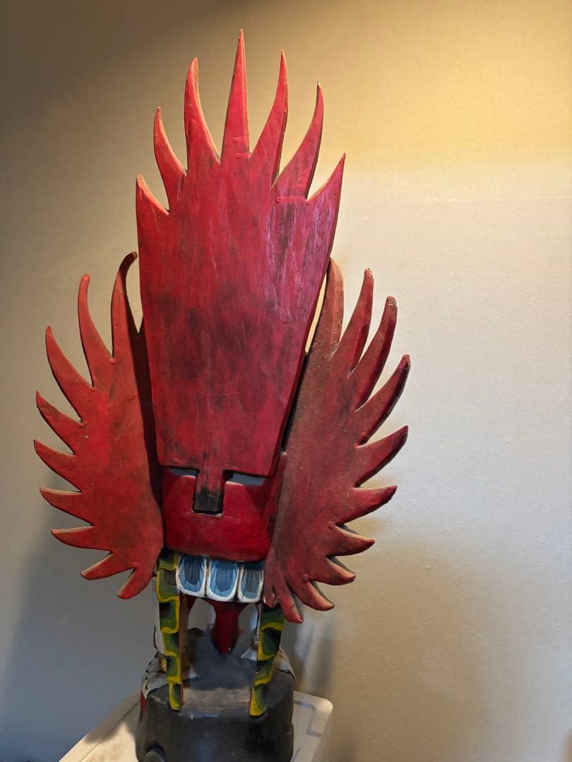 高さ約80cm バリ島 木彫 ガルーダ像 神像 魔除け