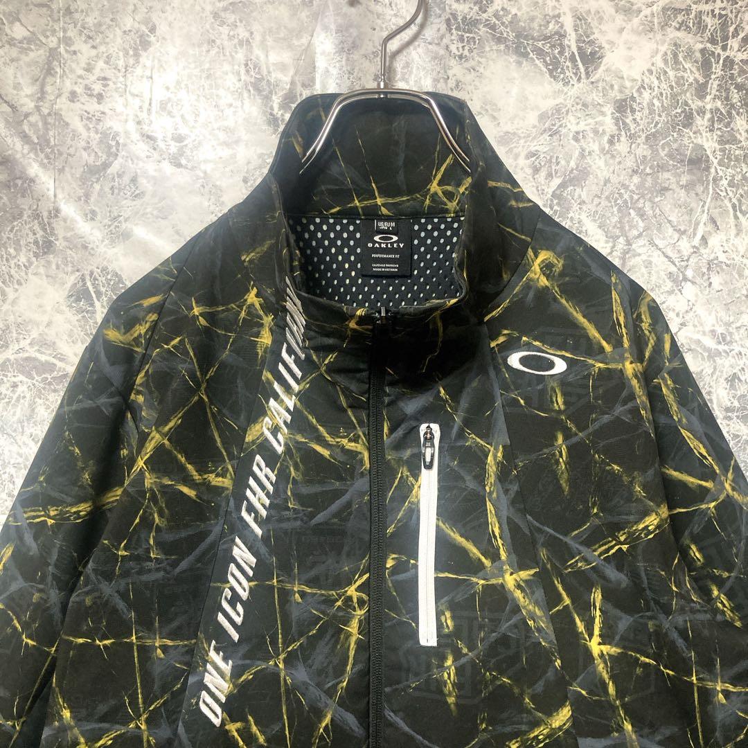 【美品】OAKLEY オークリー ゴルフウェア ナイロン ドローコード 刺繍