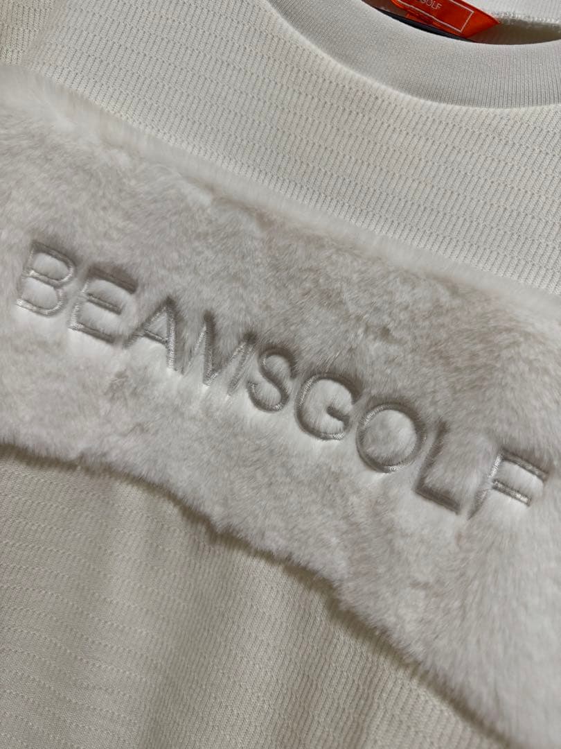 ORANGE LABEL / フェイクファー コンビ プルオーバー．