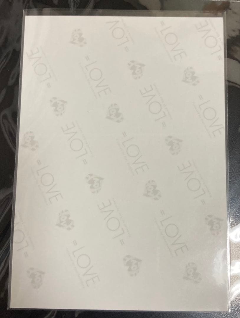 【※最終値下げ】=LOVE 野口衣織 直筆生写真 ラストノート