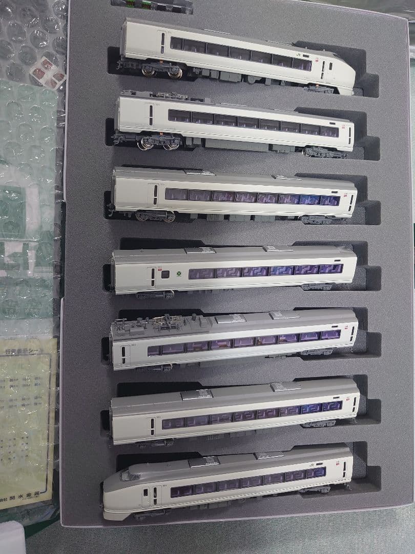 651系 スーパーひたち 7両 KATO ヘッドLED点灯 レア幕付