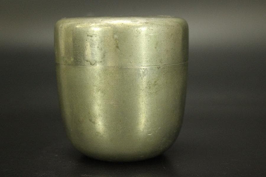茶道具 錫 棗 茶壷 煎茶(A548)