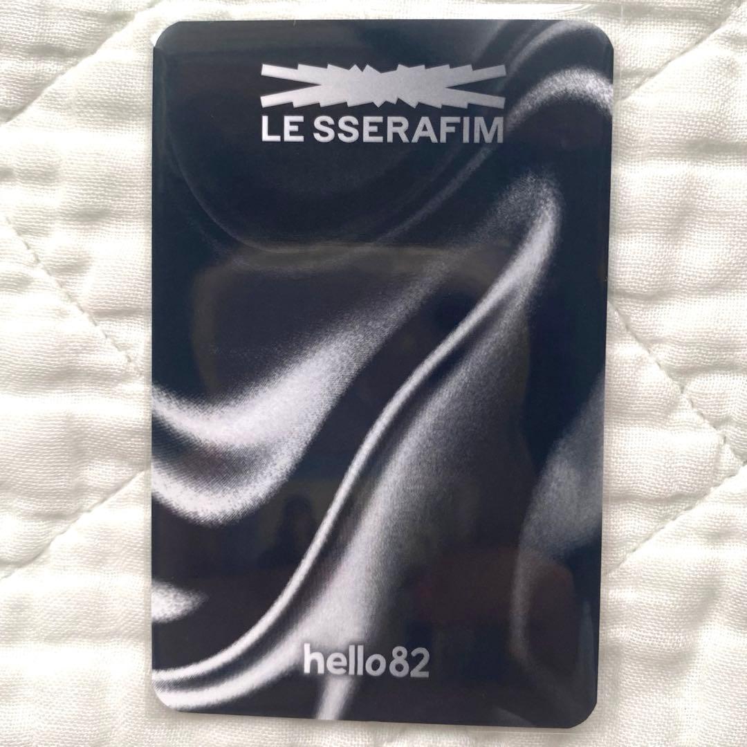 LE SSERAFIM ウンチェ easy hello82 ポップアップ トレカ