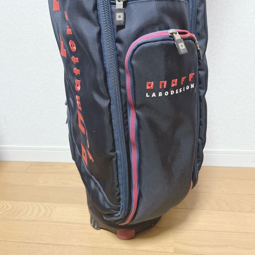 K059 onoff オノフ キャディバッグ 9.5型 フードあり