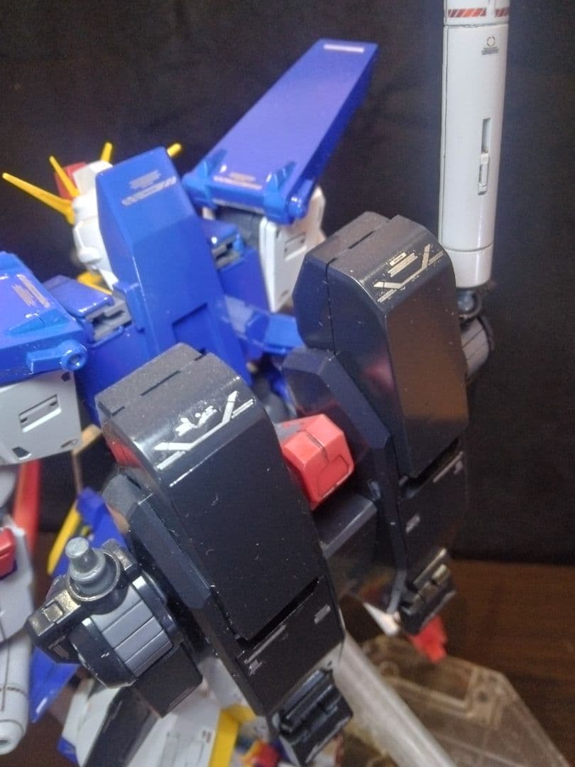 MG　ZZガンダムVer.Ka プレミアムデカール仕様　塗装完成品　説明書台座付