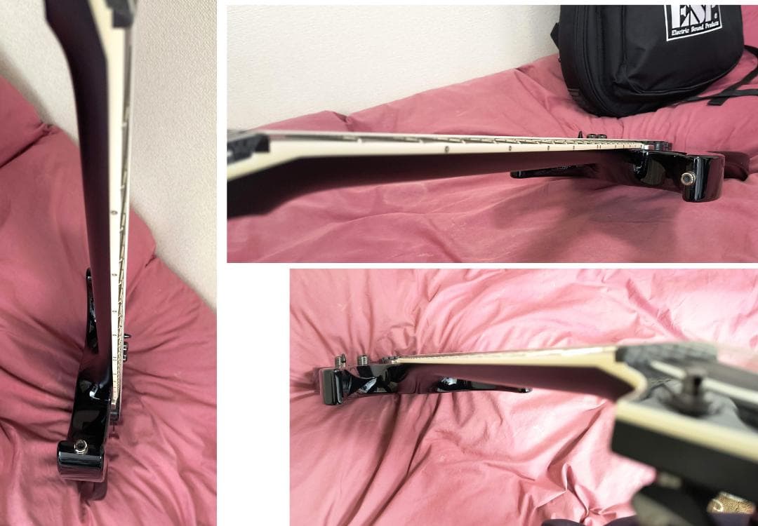 美品　ESP　M-II　CTM　NT/E#　BK　エレキギター　ギター