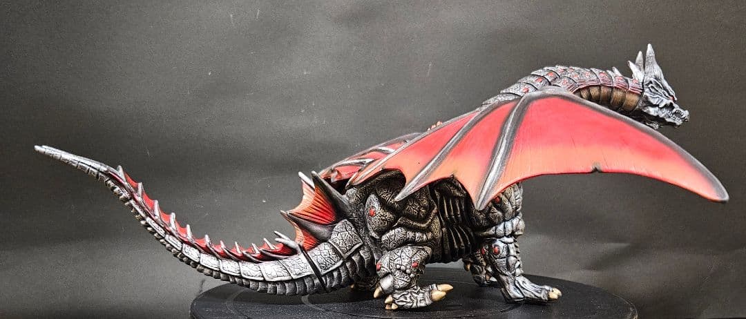 ゴジラ怪獣ソフビ　デスギドラ　リペイント完成品