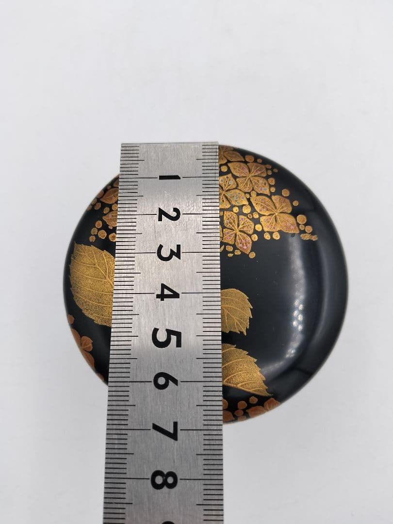 b853【新品・未使用】大棗 紫陽花 村田道寛 木箱 茶道具
