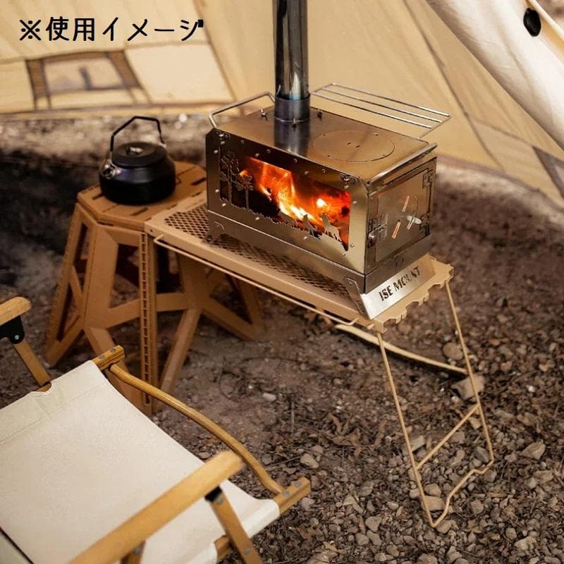 ジャグ置き　アイアンテーブル　脚立　スツール　ソロキャンプ　ラック　ゴールゼロΔ