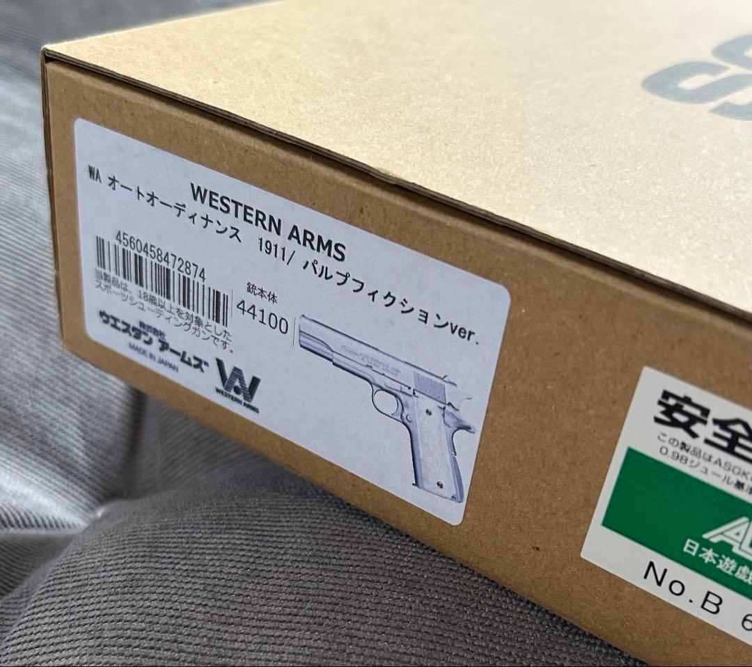 【WA】オートオーディナンス1911 パルプフィクションver.【激レア極美品】