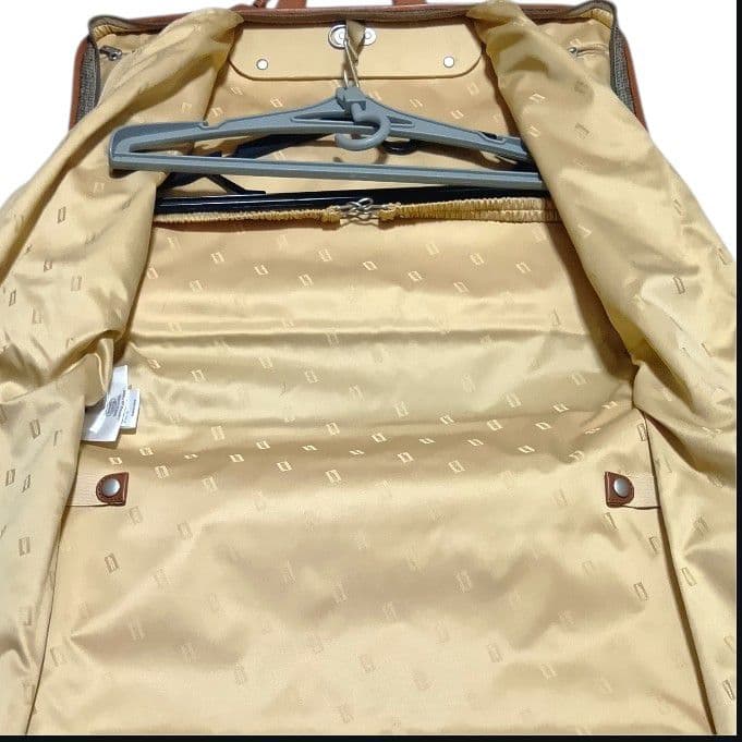 【美品】Hartmann ハートマン レザー ツイード ガーメントケース