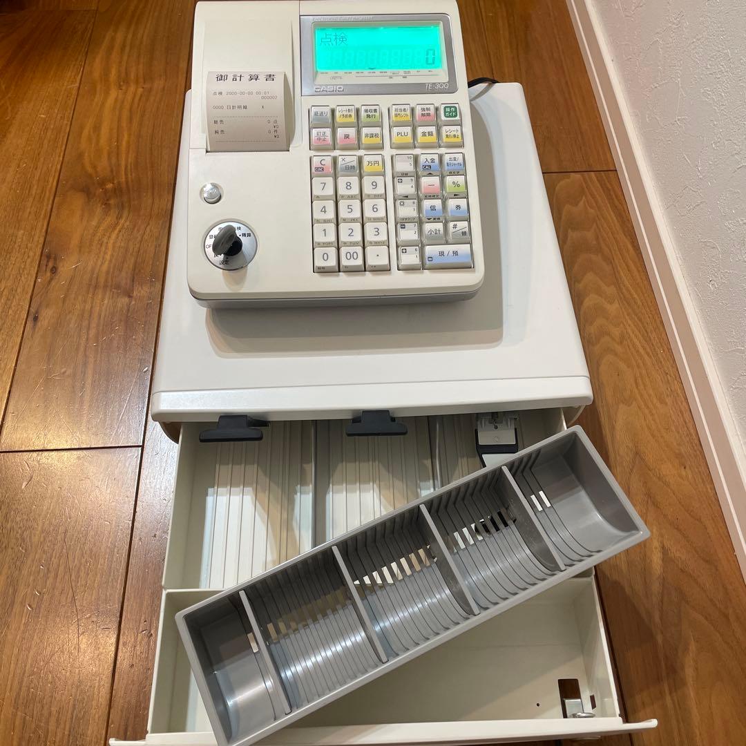 動作確認済み　CASIO 電子レジスター TE-300