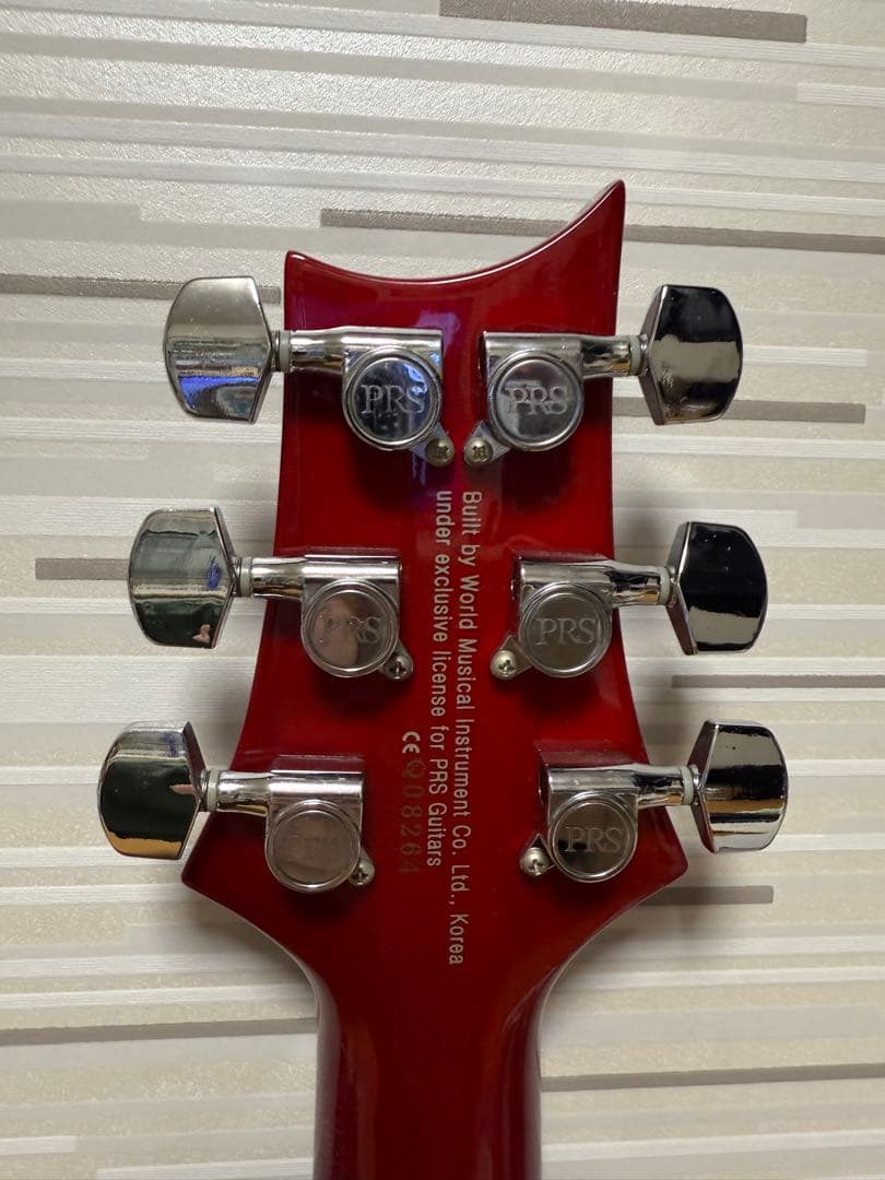 PRS SE custom24 赤/レッド　ギター