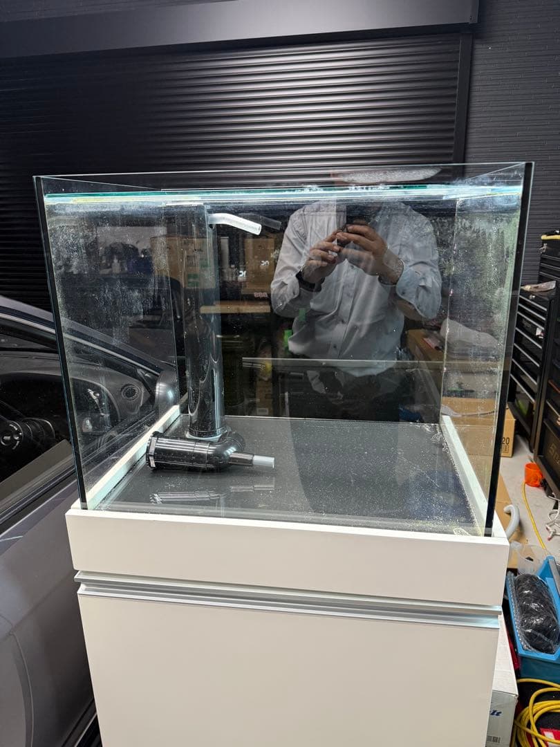 オルカT60 オーバーフロー水槽W60.D45.H50【引き取り限定】