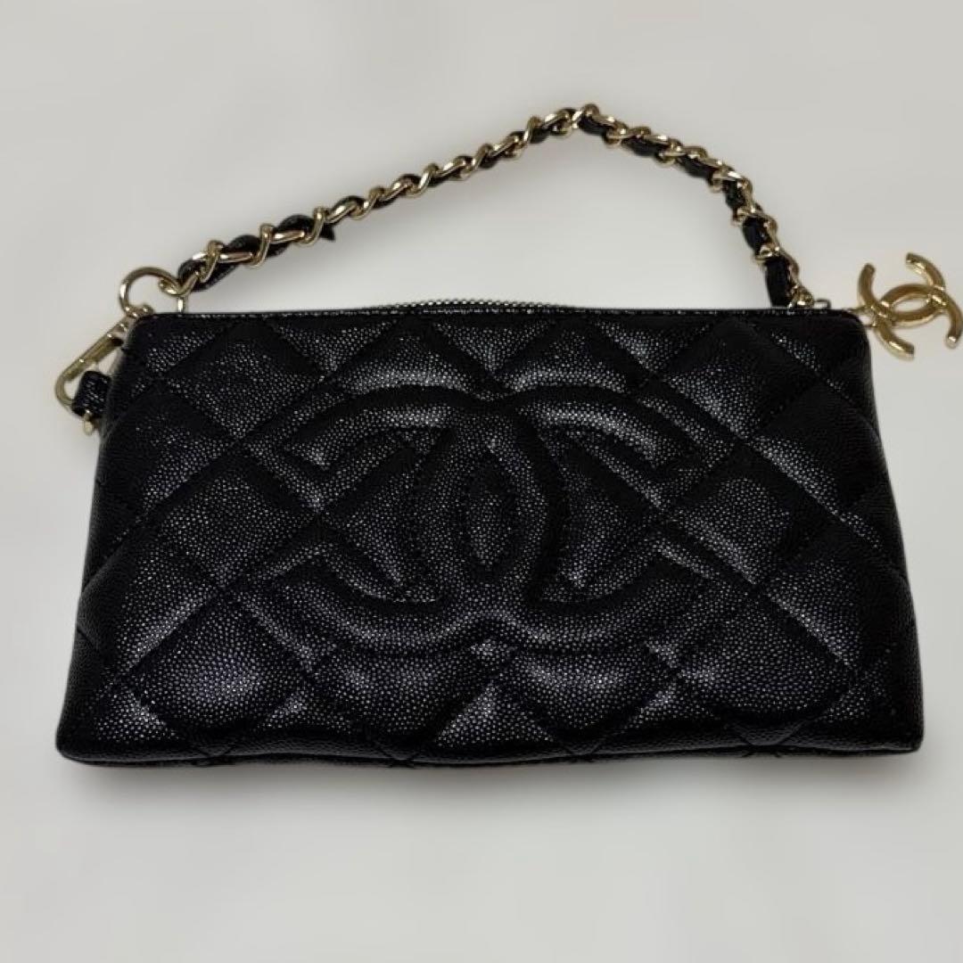 CHANEL ブラック ポーチ　ノベルティ