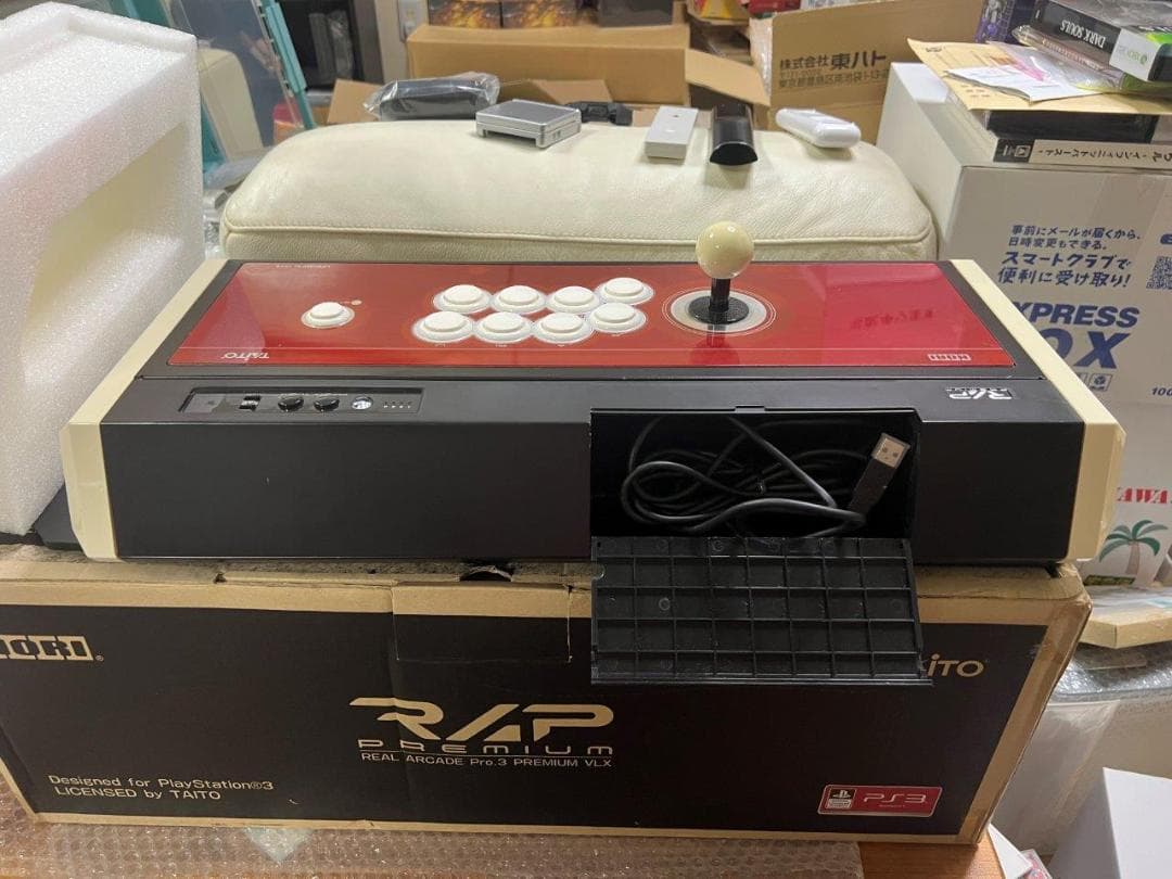 PS3 アーケードスティック RAP3プレミアム VLX HP3-61 箱痛（中