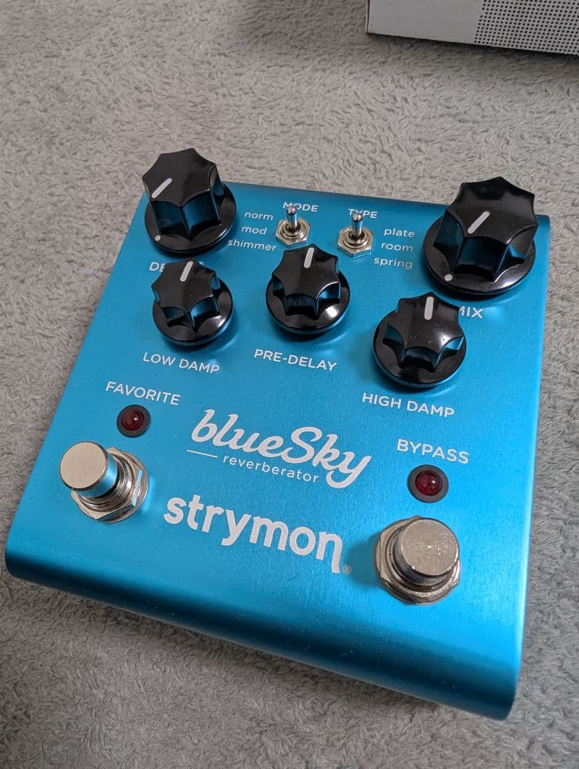 ギター Strymon blueSky reverberator