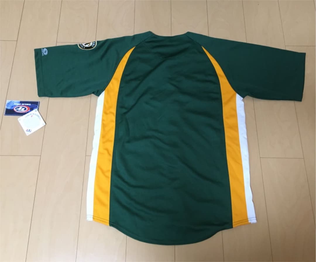 新品未使用タグ付き！TRUE FAN製⭐︎MLB アスレチックス⭐︎ユニホーム