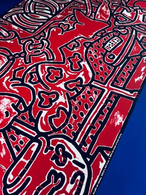 額装済/Red Room 1993/キース ヘリング/アートポスター