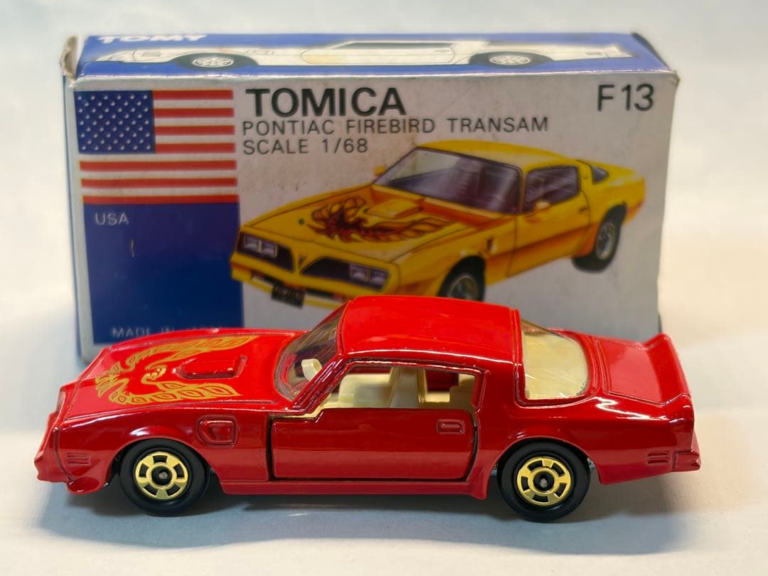 トミカ 日本製 ポンティアック ファイアーバード アメリカンハイウェイ 美品