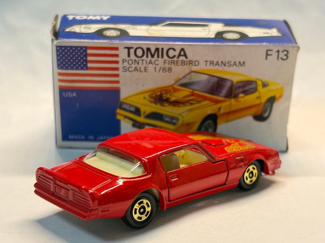 トミカ 日本製 ポンティアック ファイアーバード アメリカンハイウェイ 美品
