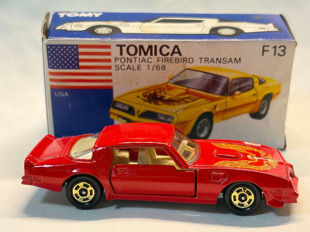 トミカ 日本製 ポンティアック ファイアーバード アメリカンハイウェイ 美品
