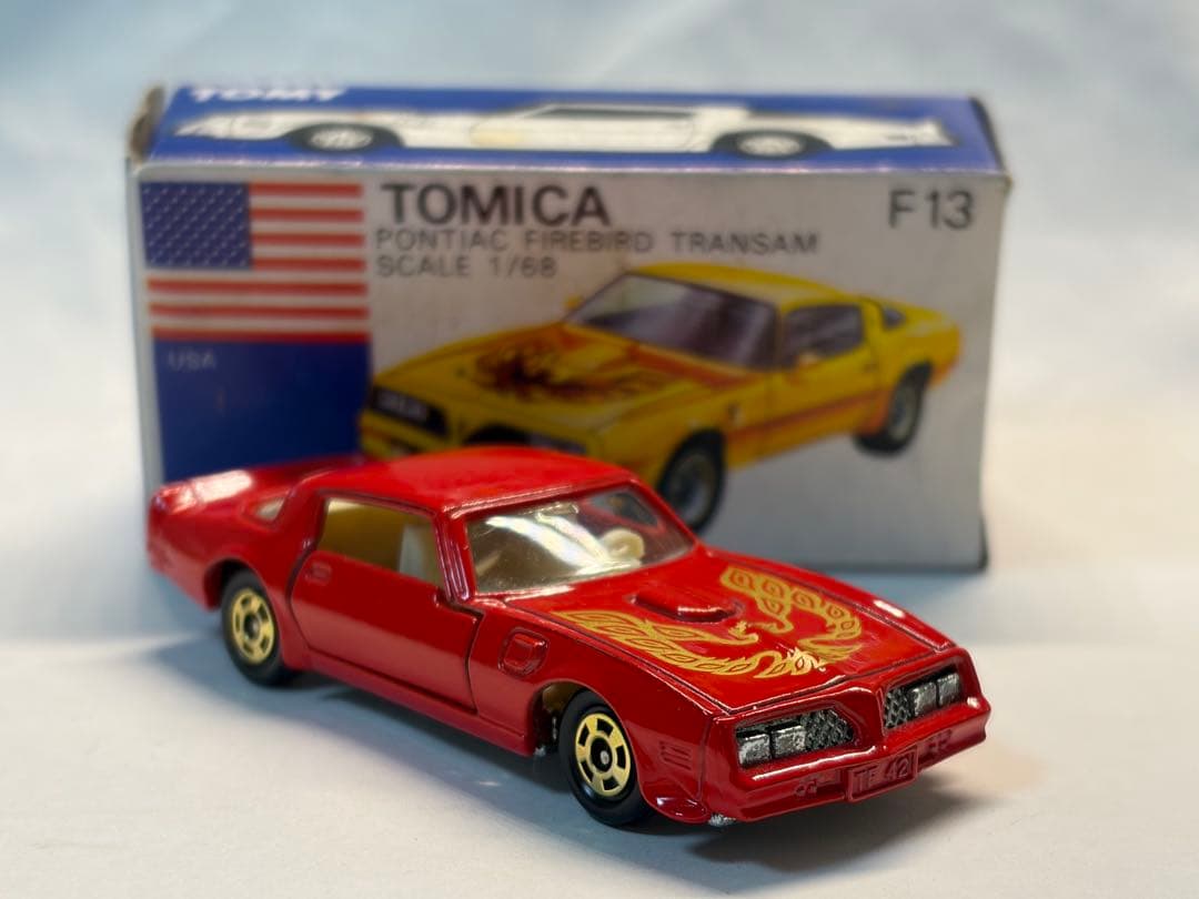 トミカ 日本製 ポンティアック ファイアーバード アメリカンハイウェイ 美品