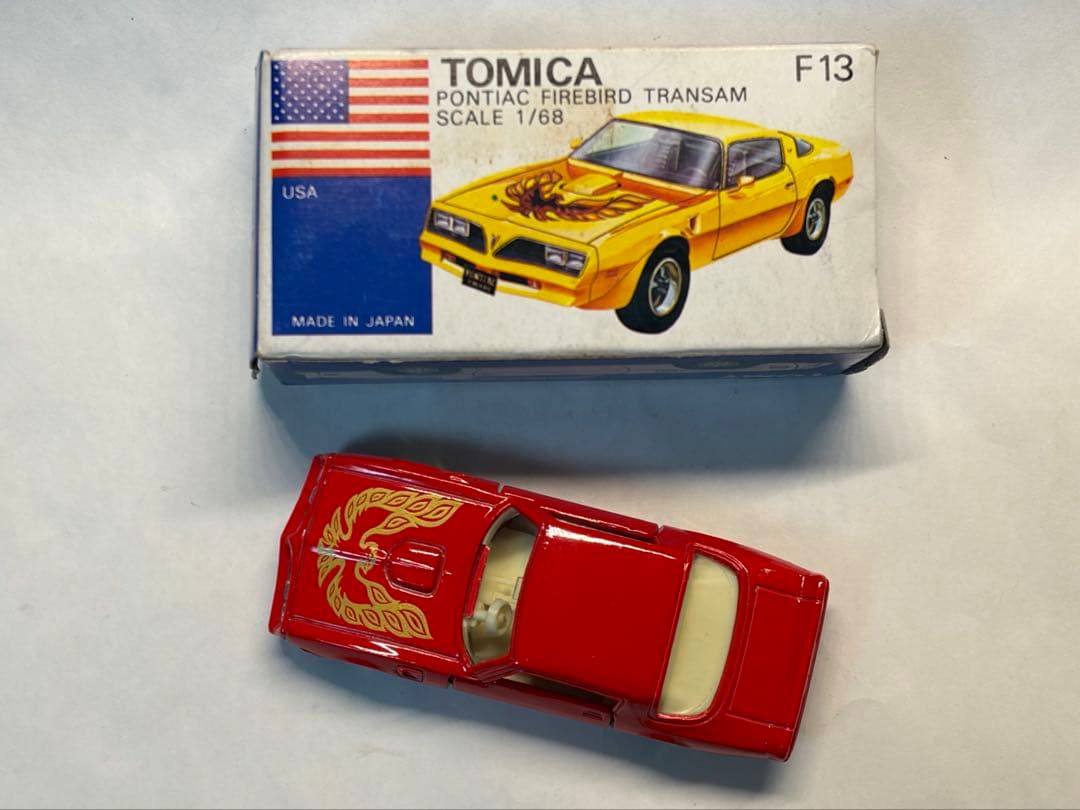 トミカ 日本製 ポンティアック ファイアーバード アメリカンハイウェイ 美品