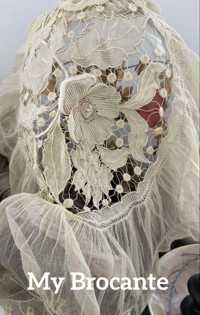 アンティーク雑貨 Edwardian Pillow Sham