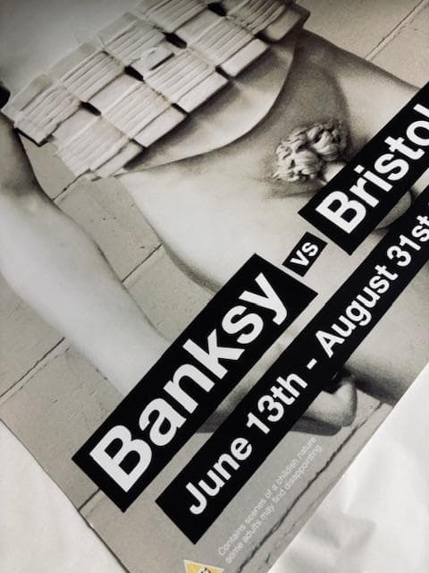 basnksy bristol Michelangelos/ポスター