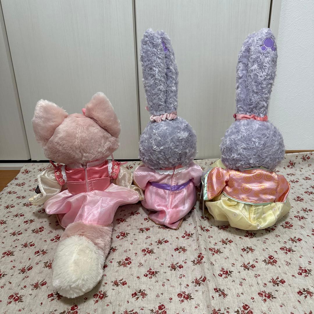 上海ディズニー❤️中秋節　ぬいぐるみS キーホルダー　ステラルー＆リーナベル