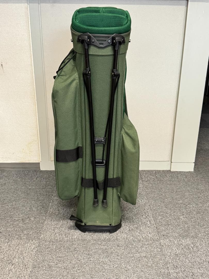 美品　ゼロハリバートン　ZHG-CB d3 スタンドキャディバッグ　カーキ
