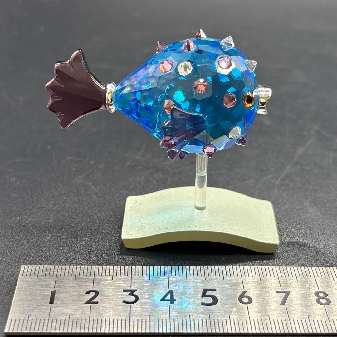 箱付き　スワロフスキー　 ハリセンボン置物 オブジェ 南海の魚達　 no.175